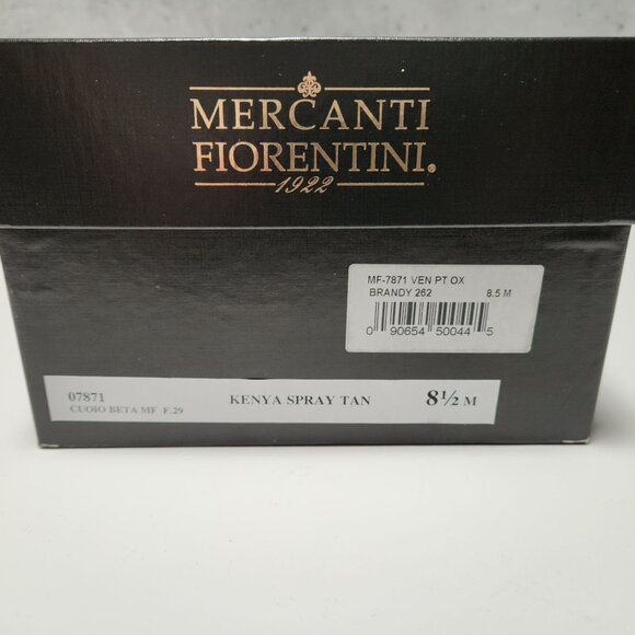 Mercanti Fiorentini Mens Loafers 8.5M Kenya Spray Tan Leather Slip-On Shoes main image 16